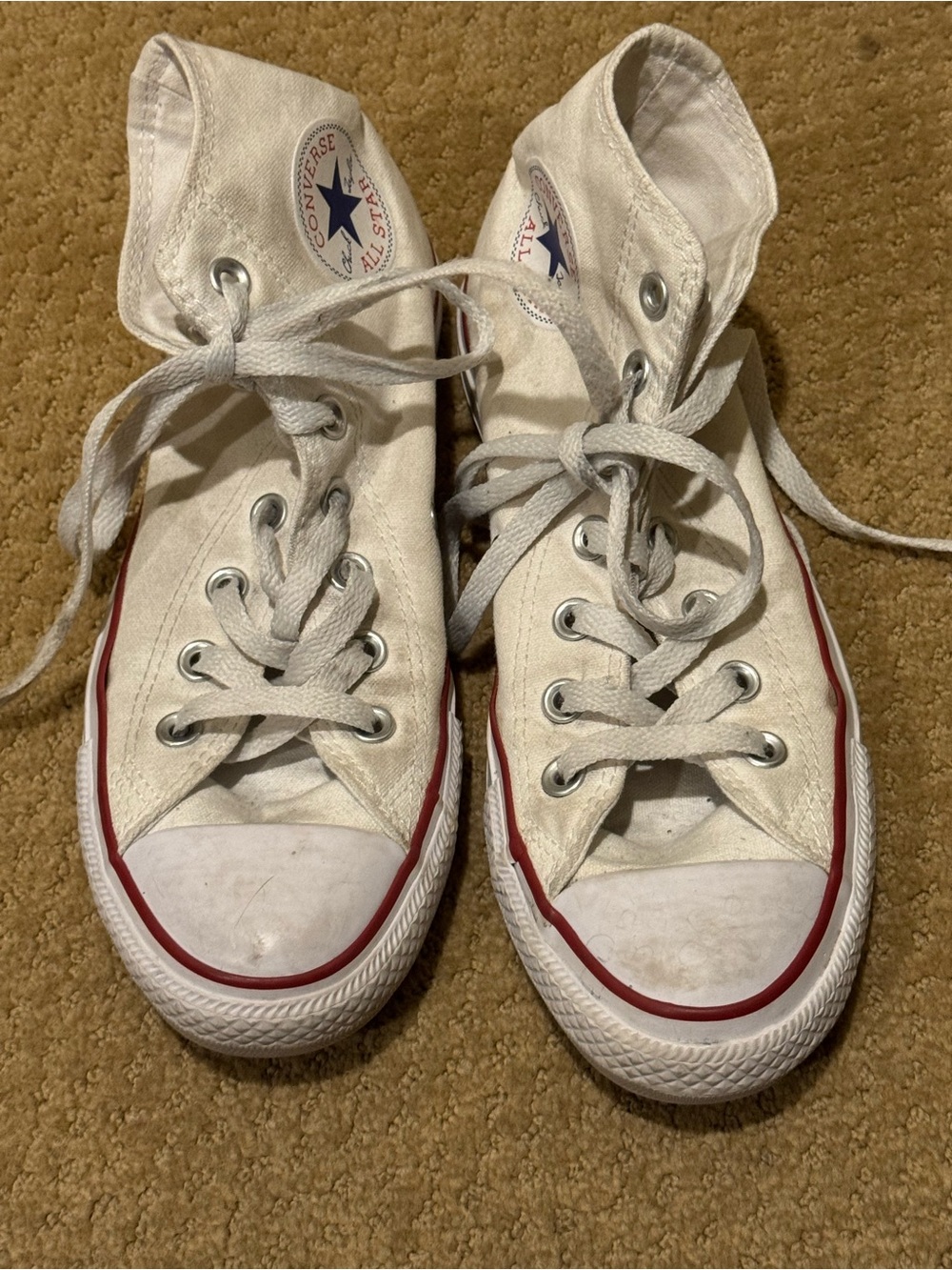 Converse High Top Shoes Sz 8